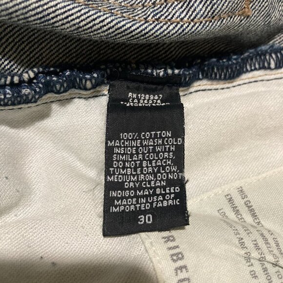 Nili Lotan Aaron Loose Fit Mom Jeans Blue Simon Wash Size 30 Made In USA - Picture 9 of 13